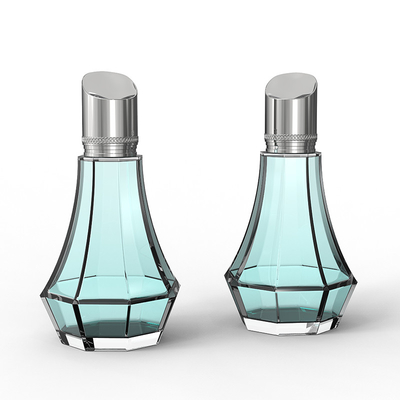 Capo per profumi Zamac personalizzato per bottiglia di profumi Oro / argento / disegno colorato
