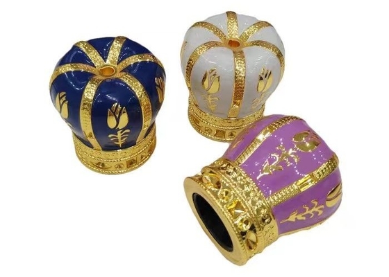 Cappotti per profumi Zamak colorati a colata di lusso Cappotto per profumi in lega di zinco