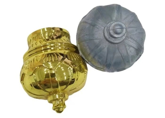 Capo bottiglia per profumi Zamak di alta qualità Corona d'oro Capo bottiglia personalizzato