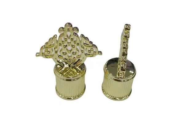 Prodotto di fascia alta Capo di bottiglia di profumo Cappotti metallici Cappotti di profumo in lega di zinco