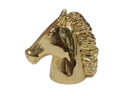 Cappucci per profumi in lega di zinco a forma di cavallo