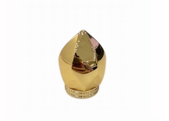 Cappucci per profumi in lega di zinco lucente Zamak Eco-friendly Glass Perfume Bottle Tops