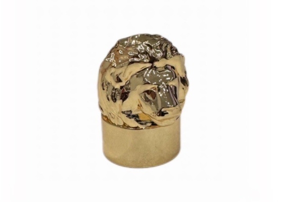 Vendita a caldo Lione Forma Zamak profumo Copertura bottiglia speciale Zinc Alloy Cappuccio profumo