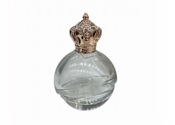 Cappucci per profumi Zamak a forma rotonda e lucente Coperture per bottiglie di profumi in leghe di zinco