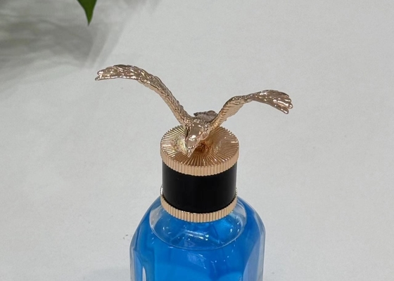 Cappucci per profumi Zamak di lusso a forma di aquila Copri bottiglie di profumi in lega di zinco