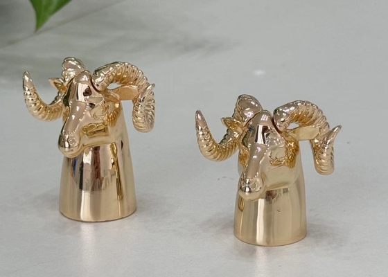 Elegante Zamak in forma di antilope Cappuccio per profumo Copertina per profumo con logo personalizzato