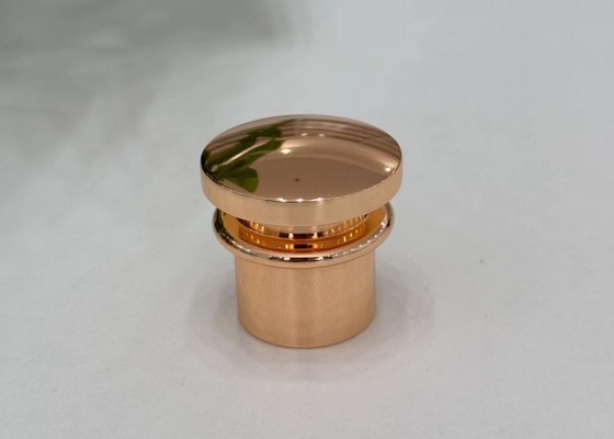 Capo per profumo metallo Zamak a forma di T luccicante Capo per profumo con colore personalizzato