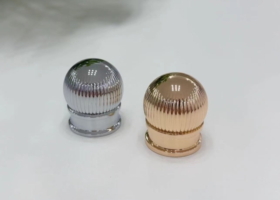 Cappucci di bottiglie di profumi in oro in lega di zinco per imballaggi di profumi e prodotti per la cura della pelle di lusso