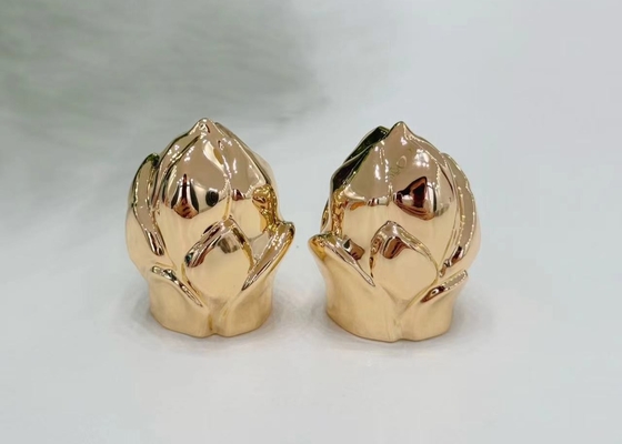Cappuccio per profumi in metallo a forma di fiore Zamak Cappuccio per profumi con lega di zinco di fascia alta