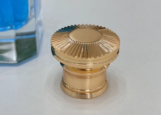 Customizabile Squisito Oro Zamak Cappucci Perfume Metallico Perfume Chiusure Bottiglie