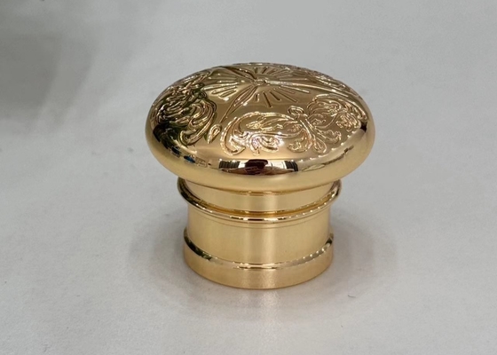 Modello fine Colore personalizzato Zamak Cappucci per profumi Leghe di zinco Cappucci per bottiglie di profumi