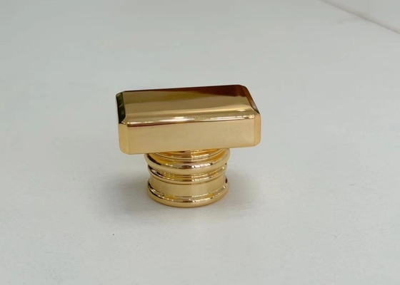 Cappucci per profumi Zamak in oro in forma di T in lega di zinco per imballaggi di profumi personalizzati