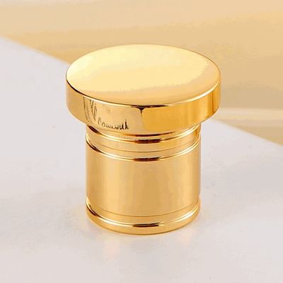 High-end gold zinc alloy perfume cap Cylindrical perfume cap