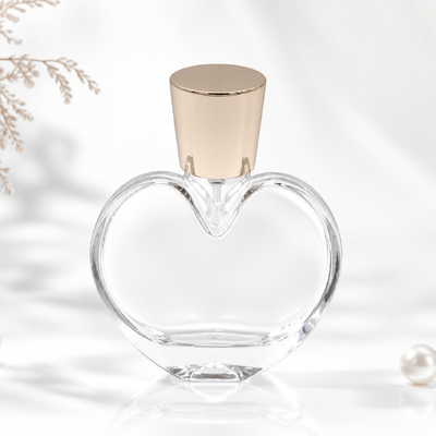 Cappuccio per bottiglie di profumi in metallo dorato liscio, tappi per bottiglie di profumi in metallo di design unico