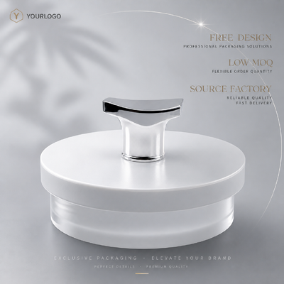 Specchio Maniglia argento curva Cappotto per profumo in lega di zinco Custom Unico Forma irregolare Copertura metallica per profumo Modello JH5083 Per la bottiglia di vetro per profumo di lusso