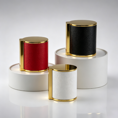 Perfume Cap Metal Trim Zamac Lid Logo personalizzato per la bottiglia di profumi OEM