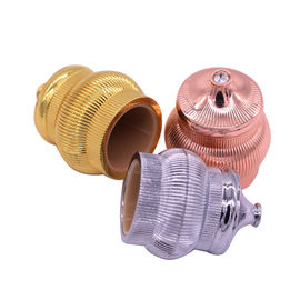 Cappucci del profumo di Zamak dell'oro di colore per il collo di 15mm, cappuccio magnetico durevole del profumo