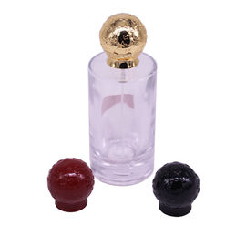 Tappo di bottiglia di lusso del profumo del metallo dell'oro del cappuccio in lega di zinco rosso nero del profumo