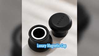 Chiusura magnetica di lusso in lega di zinco nero opaco