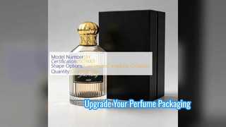 Tappi per profumo di lusso con corona d'oro per il marchio di fragranze premium